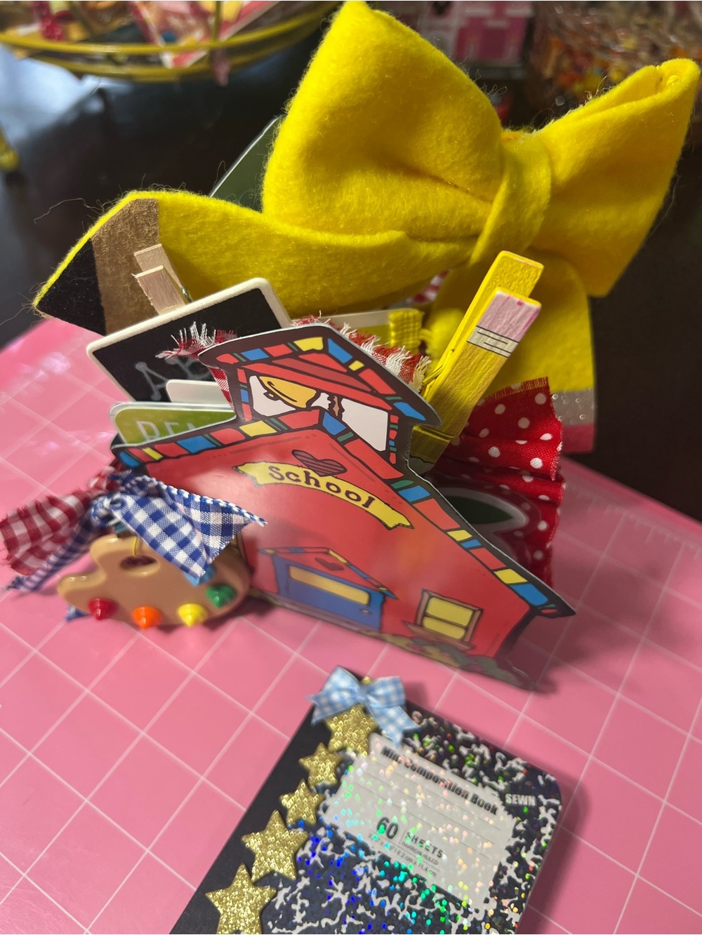 Mini School Days Journal with mini Composition notebook set - Picture 2 of 9